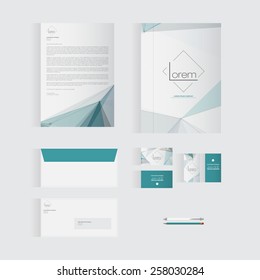 Blue Stationery Template Design for Your Business | Modern Vector Design