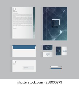 Blue Stationery Template Design for Your Business | Modern Vector Design