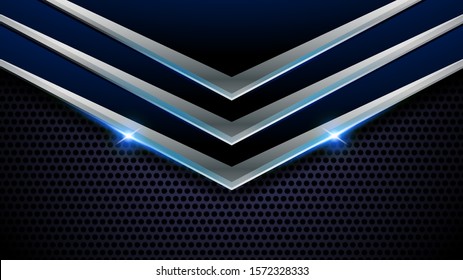 blue steel abstract background vector illustration