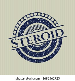 Blue Steroid-Kautschuk-Grunge, Textur-Stempel