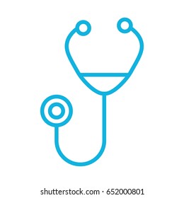 blue stethoscope cartoon