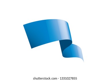 blue sticker on white background. Vector illustration