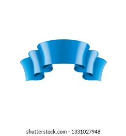 blue sticker on white background. Vector illustration