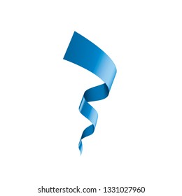 blue sticker on white background. Vector illustration