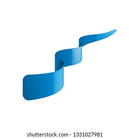 blue sticker on white background. Vector illustration