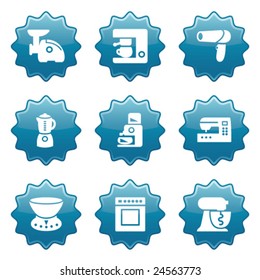 Blue sticker set 19