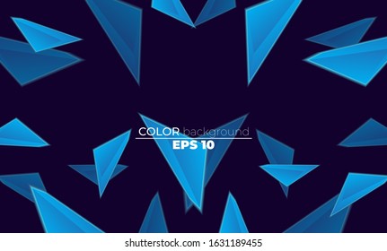 Blue stone geometric background. Applicable for gift card,  Poster on wall poster template,  landing page, ui, ux ,cover book,  banner, social media posted.