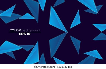 Blue stone geometric background. Applicable for gift card,  Poster on wall poster template,  landing page, ui, ux ,cover book,  baner, social media posted.