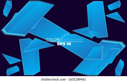 Blue stone geometric background. Applicable for gift card,  Poster on wall poster template,  landing page, ui, ux ,cover book,  banner, social media posted.