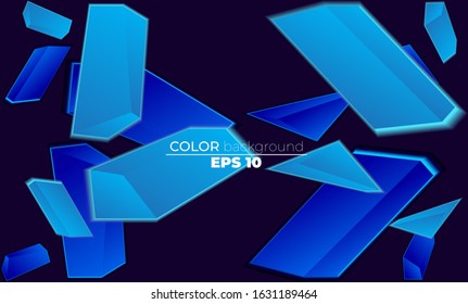 Blue stone geometric background. Applicable for gift card,  Poster on wall poster template,  landing page, ui, ux ,cover book,  baner, social media posted,