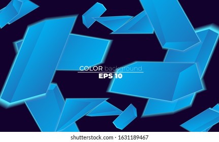 Blue stone geometric background. Applicable for gift card,  Poster on wall poster template,  landing page, ui, ux ,cover book,  banner, social media posted.