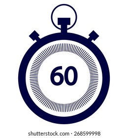 Blue Stopwatch icon 