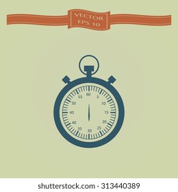 Blue Stopwatch icon 