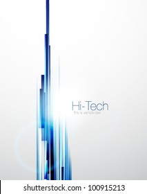 Blue straight lines abstract background