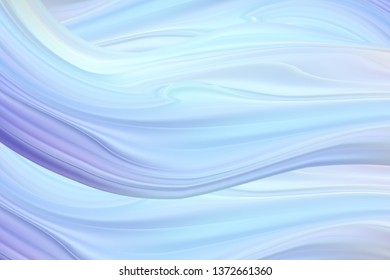 
Blue streams wavy texture of acrylic paint Background