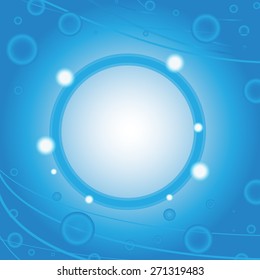 blue stripe and for abstract circle background, vector illustration eps10