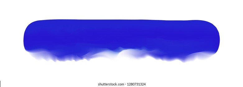 blue stripe painted in watercolor on clean white background, blue watercolor brush strokes, illustration paint brush digital soft in concept water color art, colors acrylic water color paint stains