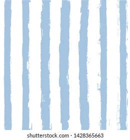 blue stripe Seamless pattern. vector Hand drawn striped geometric background. paint ink brush strokes. grunge stripes, modern paintbrush line for wrapping, wallpaper, textile