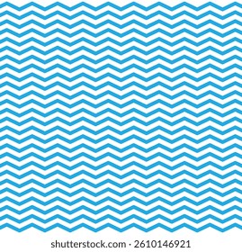 Blue stripe zigzag pattern texture background. Seamless wave pattern. Vector illustrator