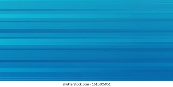 Blue striped abstract motion background effect or modern lines dynamic horizontal effect for banner or brochure vector illustration 