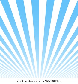 Blue striped background. 