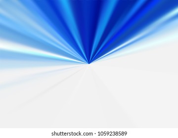 Blue striped lines background with white copyspace area.