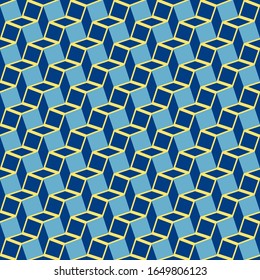 Blue striped seamless geometric patterns. Seamless vector pattern. Vector texture. Elegant luxury brown tone design for wallpapers, backdrops and page fill.