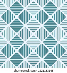 blue striped seamless pattern. Linear geometric seamless pattern. Vector illustration.