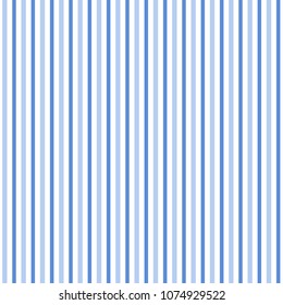 Blue striped simple geometric seamless pattern, vector