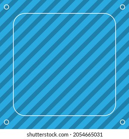 Blue stripes abstract background. Flat design vector illustration background.