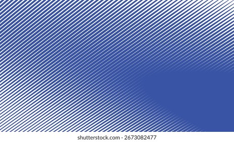 Blaue Streifen abstrakter Hintergrund Modernes geometrisches Linienmuster Minimale Textur Vektordesign