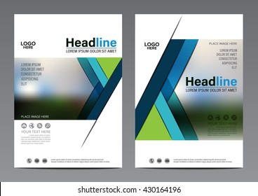 Annual Report Brochure Flyer Design Template Stock Vector (Royalty Free ...