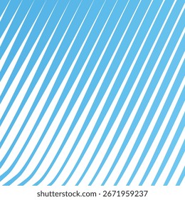 Blue stripes curve line background abstract vector design elegant wave striped pattern