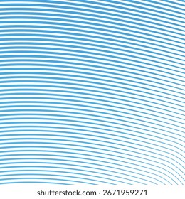 Blue stripes curve line background abstract vector design elegant wave striped pattern
