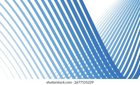 Diseño de fondo abstracto de línea de rayas azules para diseño moderno de Web y cubierta de patrón de Fondo de pantalla digital