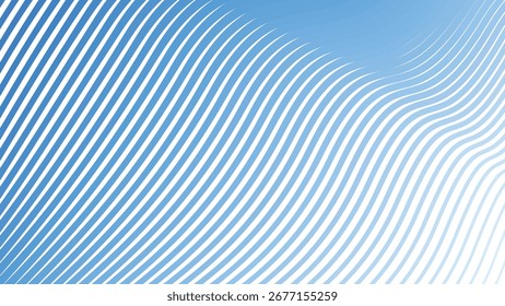 Linha de listras azuis abstrato plano de fundo design para capa de padrão de papel de parede digital moderna e layout da web