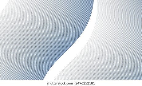 Blue stripes line wave abstract background for backdrop or presentation