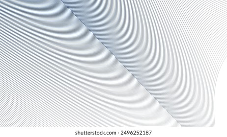 Fondo abstracto de la onda de la línea de rayas azules para el telón de fondo o la presentación