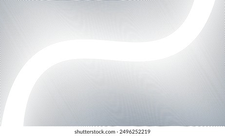 Fondo abstracto de la onda de la línea de rayas azules para el telón de fondo o la presentación