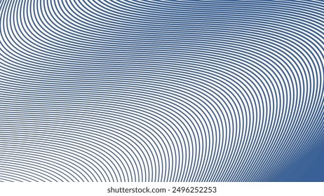 Blue stripes line wave abstract background for backdrop or presentation