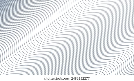 Blue stripes line wave abstract background for backdrop or presentation