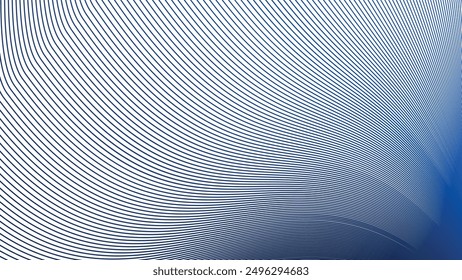 Blue stripes line wave abstract background for backdrop or presentation