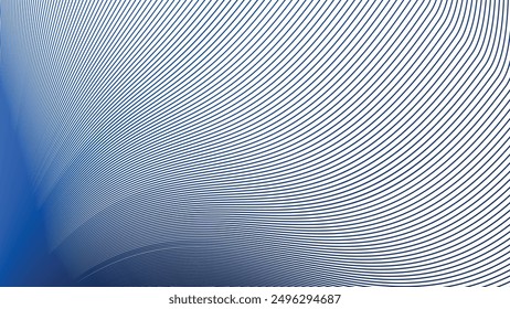 Blue stripes line wave abstract background for backdrop or presentation