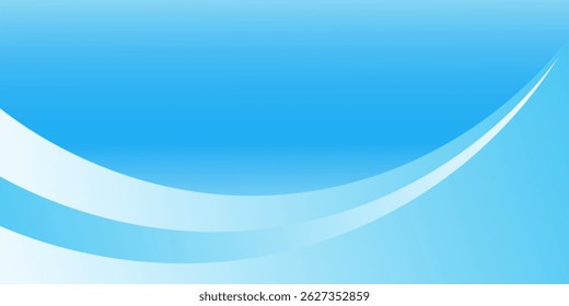 Fondo abstracto de la onda de la línea de rayas azules para el telón de fondo o la presentación. Vector