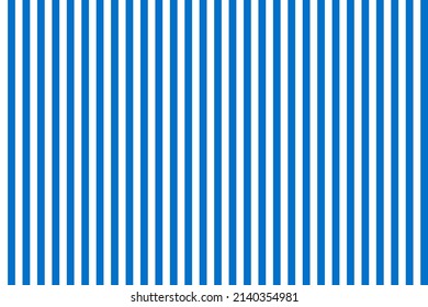 Blue stripes. Blue stripes on white background. Marine seamless pattern. Vertical lines. Navy texture. Modern wallpaper. Fashion backdrop. Vector.