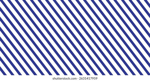 blue stripes on white background. Striped diagonal pattern Vector illustration of Seamless background Christmas or winter theme Background with slanted. 