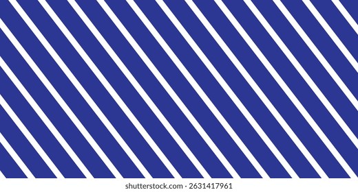 blue stripes on white background. Striped diagonal pattern Vector illustration of Seamless background Christmas or winter theme Background with slanted. 