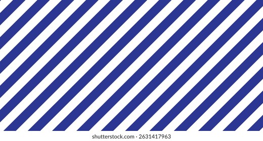 blue stripes on white background. Striped diagonal pattern Vector illustration of Seamless background Christmas or winter theme Background with slanted. 