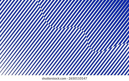 Blue stripes on white background. Striped diagonal pattern Vector illustration of Seamless background Christmas or winter theme Background with slanted lines