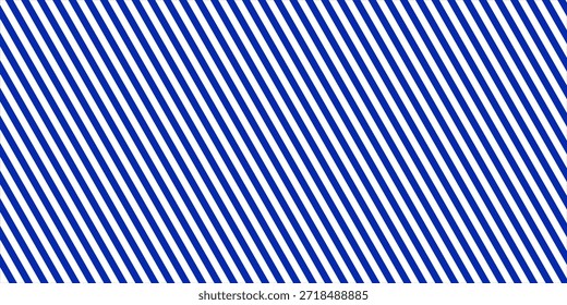 blue stripes on white background. Striped diagonal pattern Vector illustration of Seamless background Christmas or winter theme Background with slanted lines